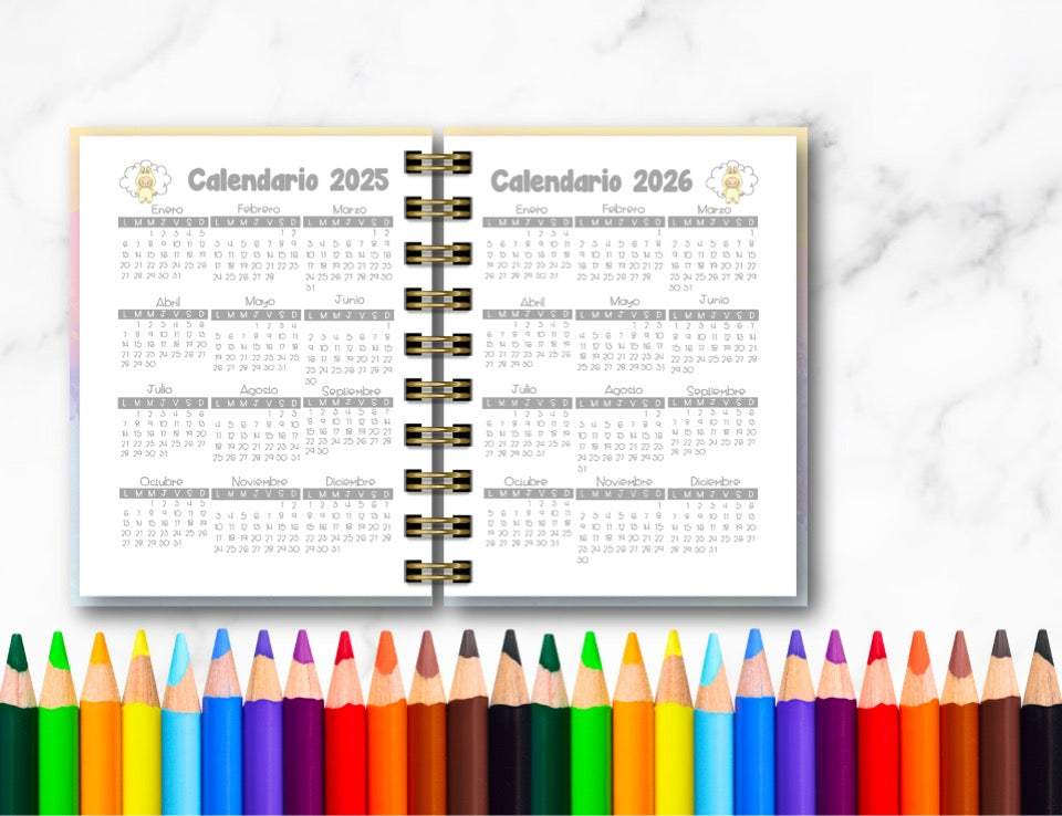 Doc. Mini Agenda Docente - Labubu
