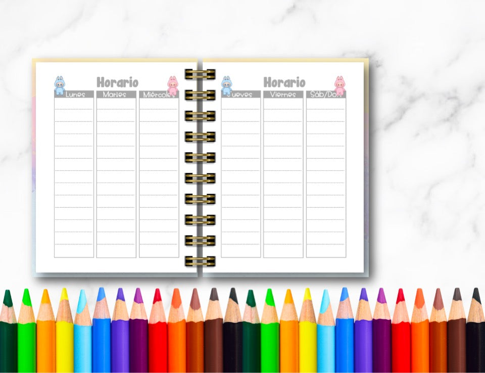 Doc. Mini Agenda Docente - Labubu