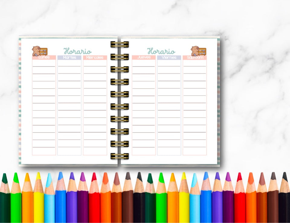 Doc. Mini Agenda Docente - Capibara