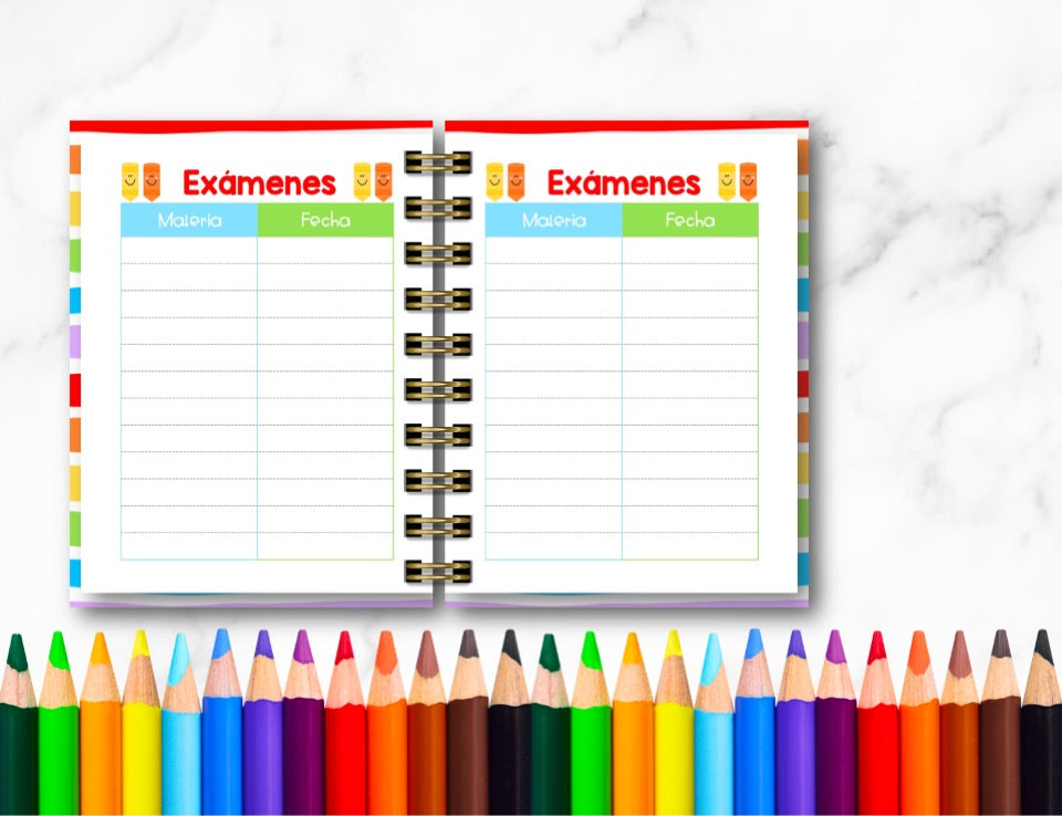 Doc. Mini Agenda Docente - Útiles Bonitos