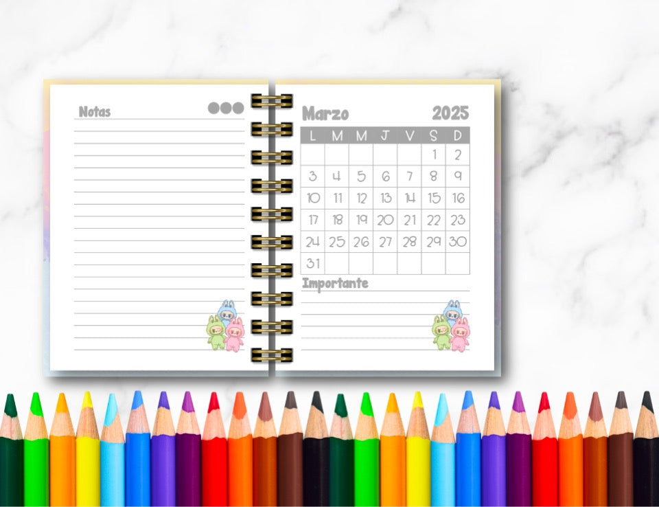 Doc. Mini Agenda Docente - Labubu