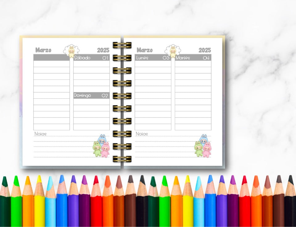 Doc. Mini Agenda Docente - Labubu