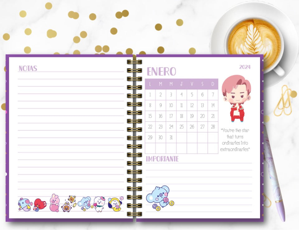 Agenda BT21 S.
