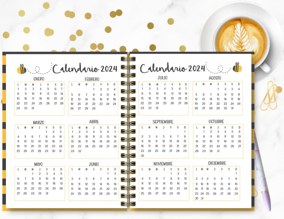 Agenda Bear Bee 1 S.