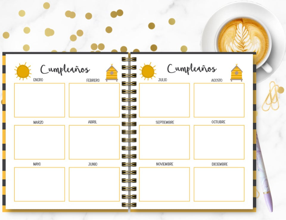 Agenda Bear Bee 1 S.