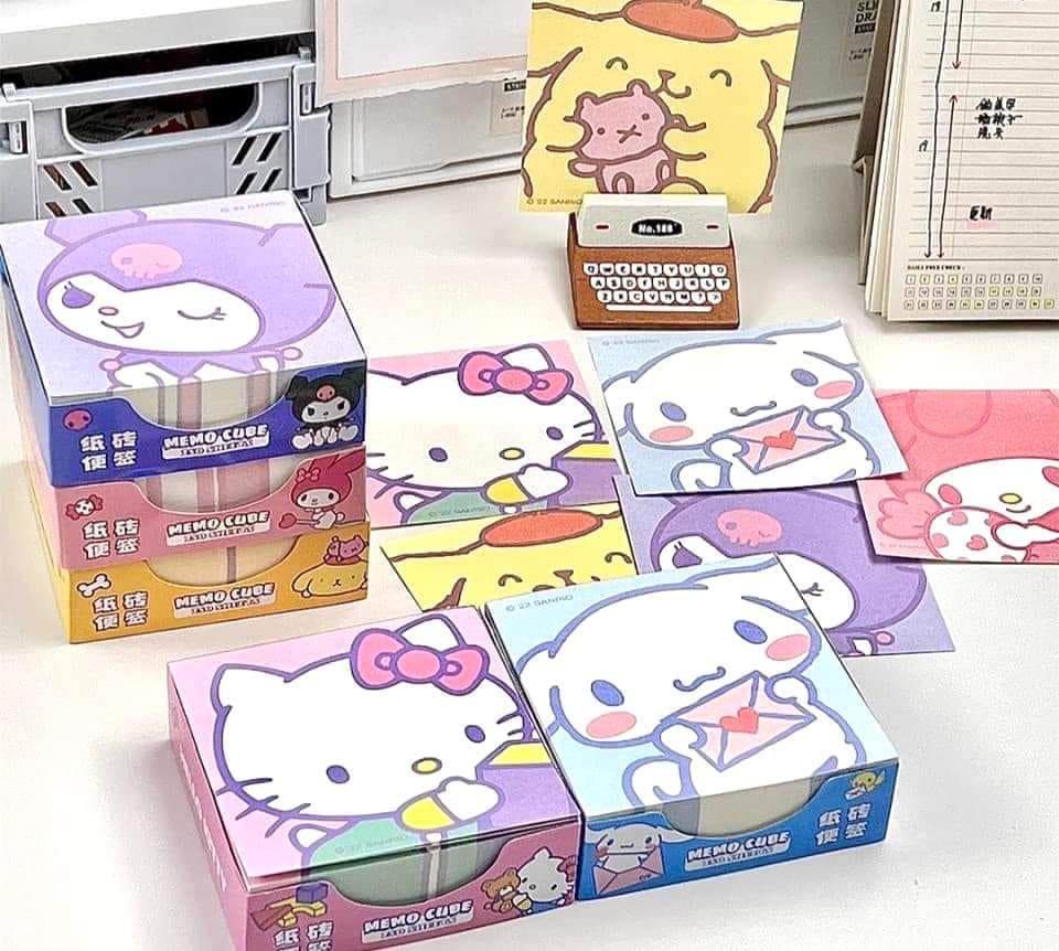 St. Post it Block Sanrio