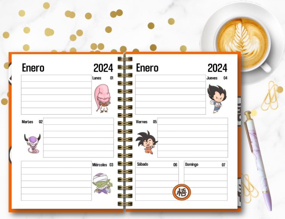 Agenda Dragon Ball S.