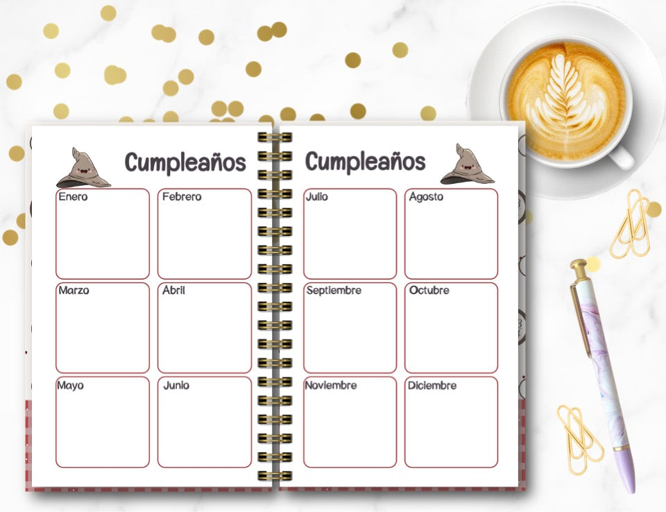 Agenda Harry Potter 2 S.