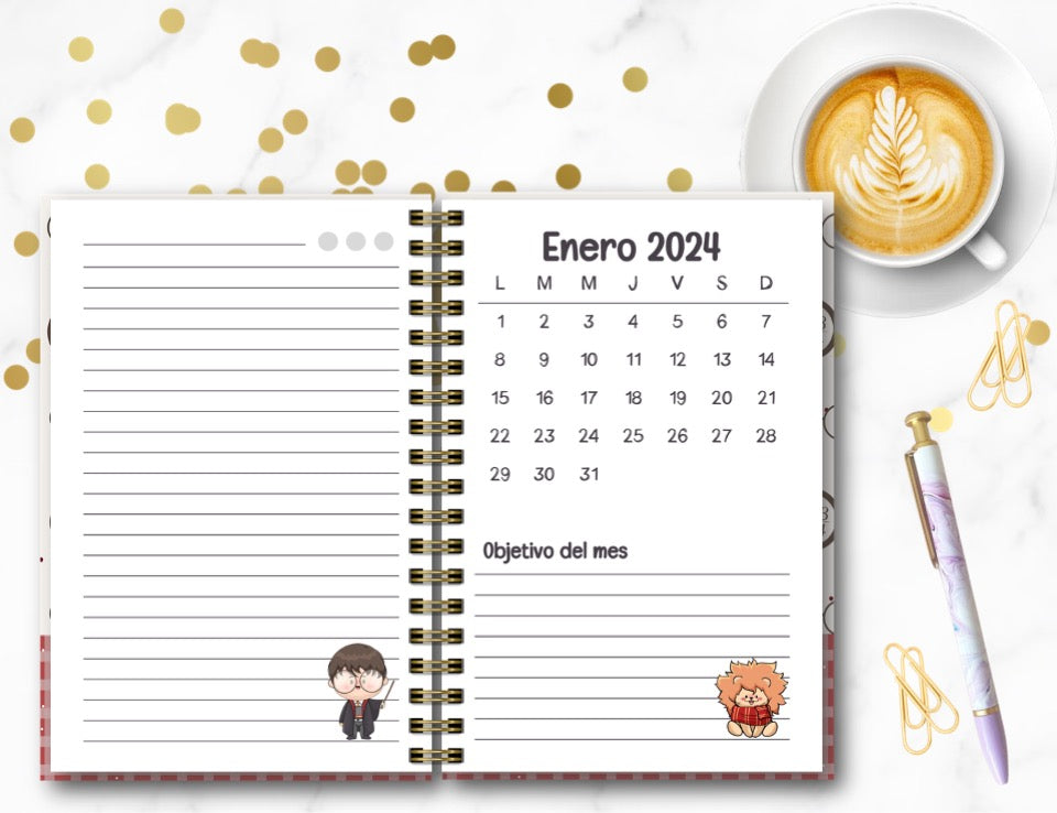 Agenda Harry Potter 2 S.