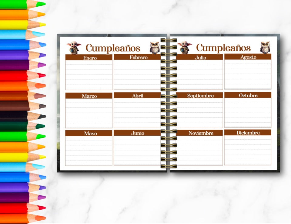 Doc. Agenda Docente - Harry Potter