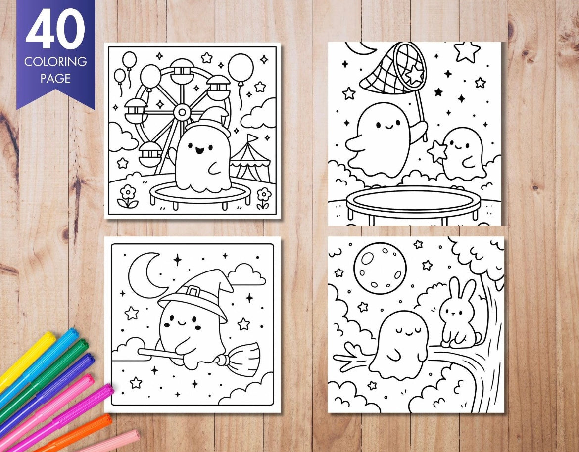 Coloring Book - Spooky Whispers
