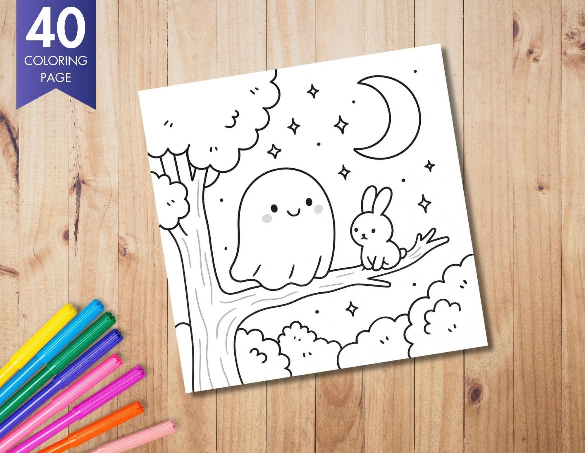 Coloring Book - Spooky Whispers