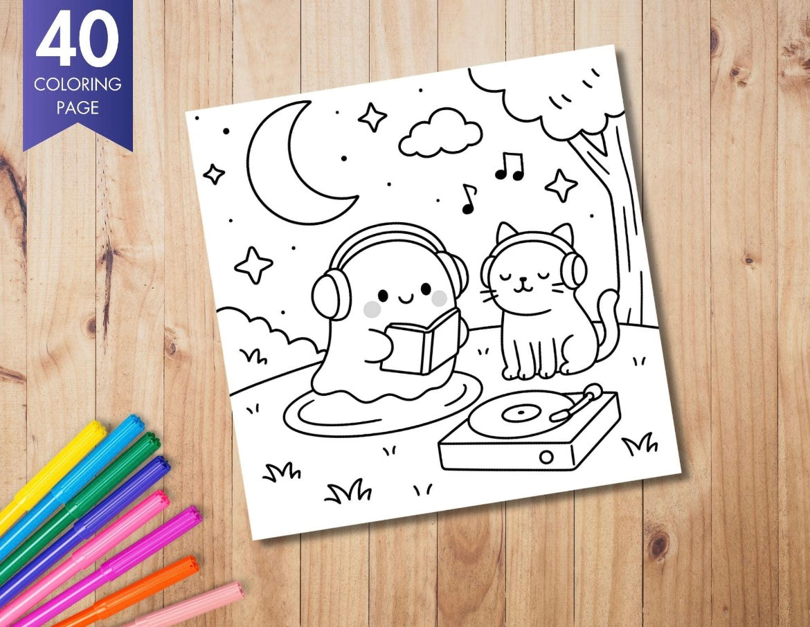 Coloring Book - Spooky Whispers