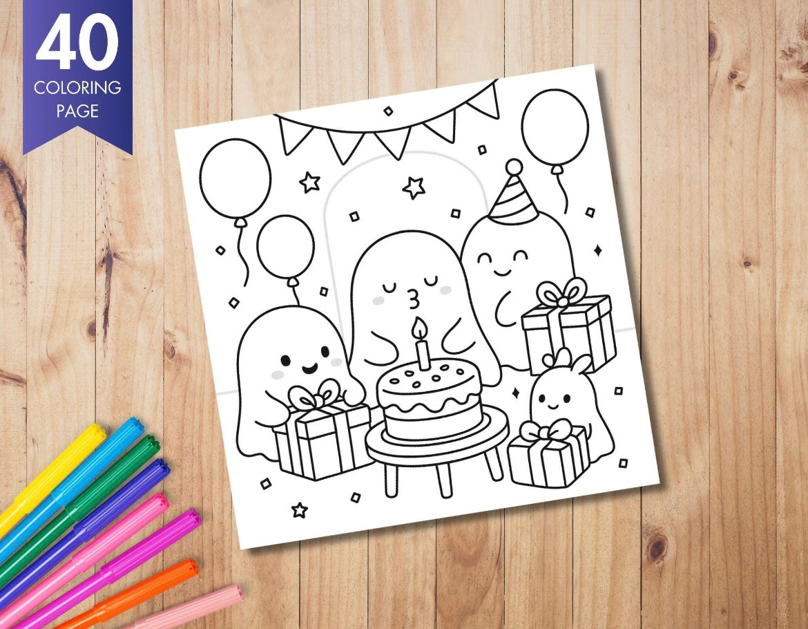 Coloring Book - Spooky Whispers