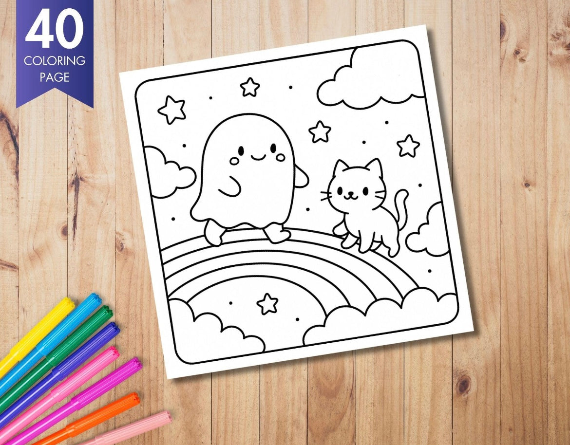 Coloring Book - Spooky Whispers