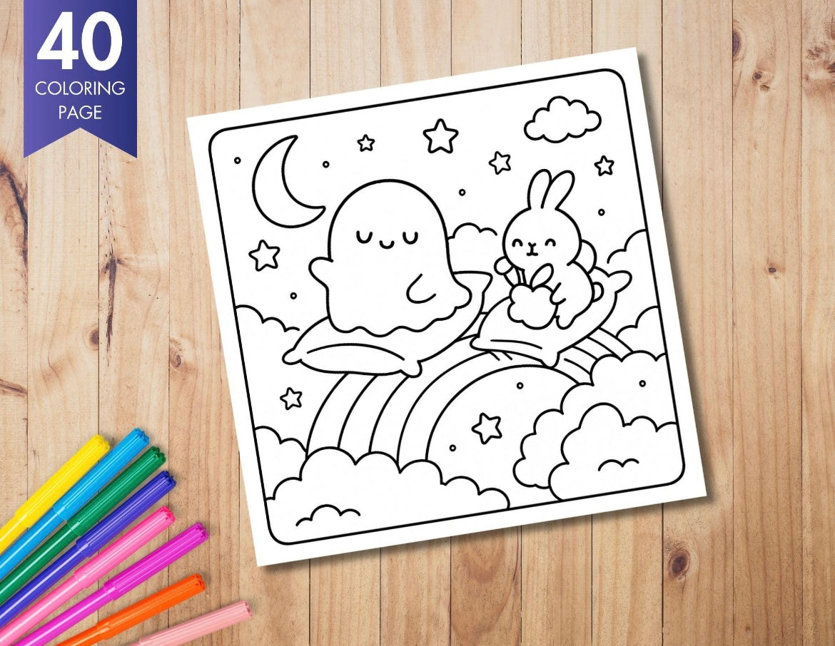 Coloring Book - Spooky Whispers