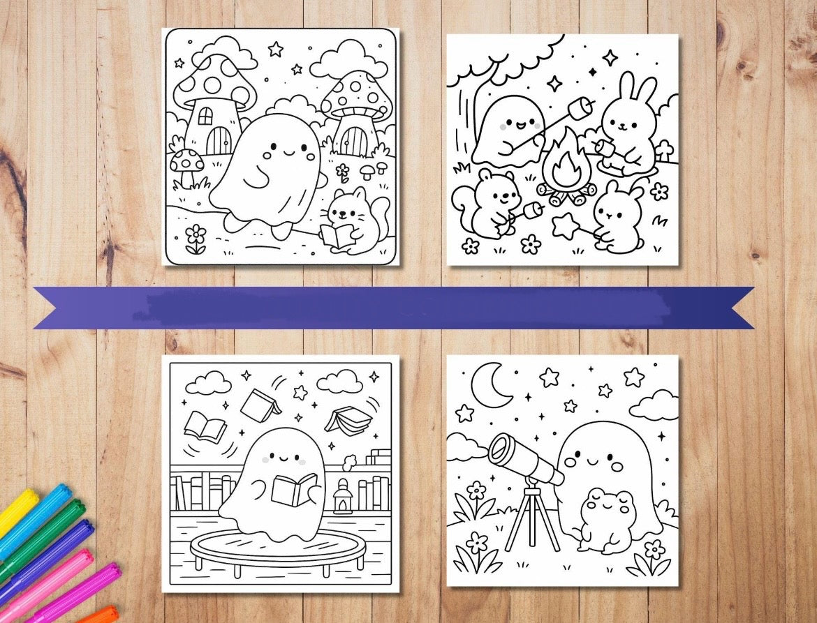 Coloring Book - Spooky Whispers