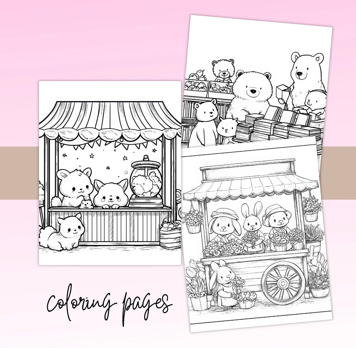 Coloring Book - Cozy Cute