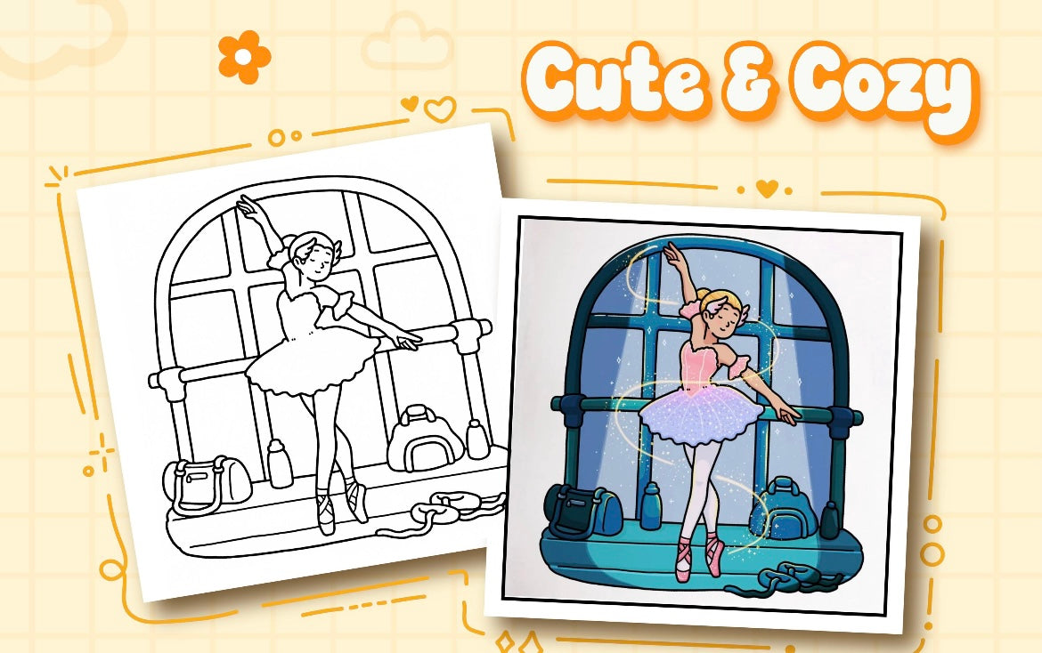 Coloring Book - Girl Moments Vol. 2