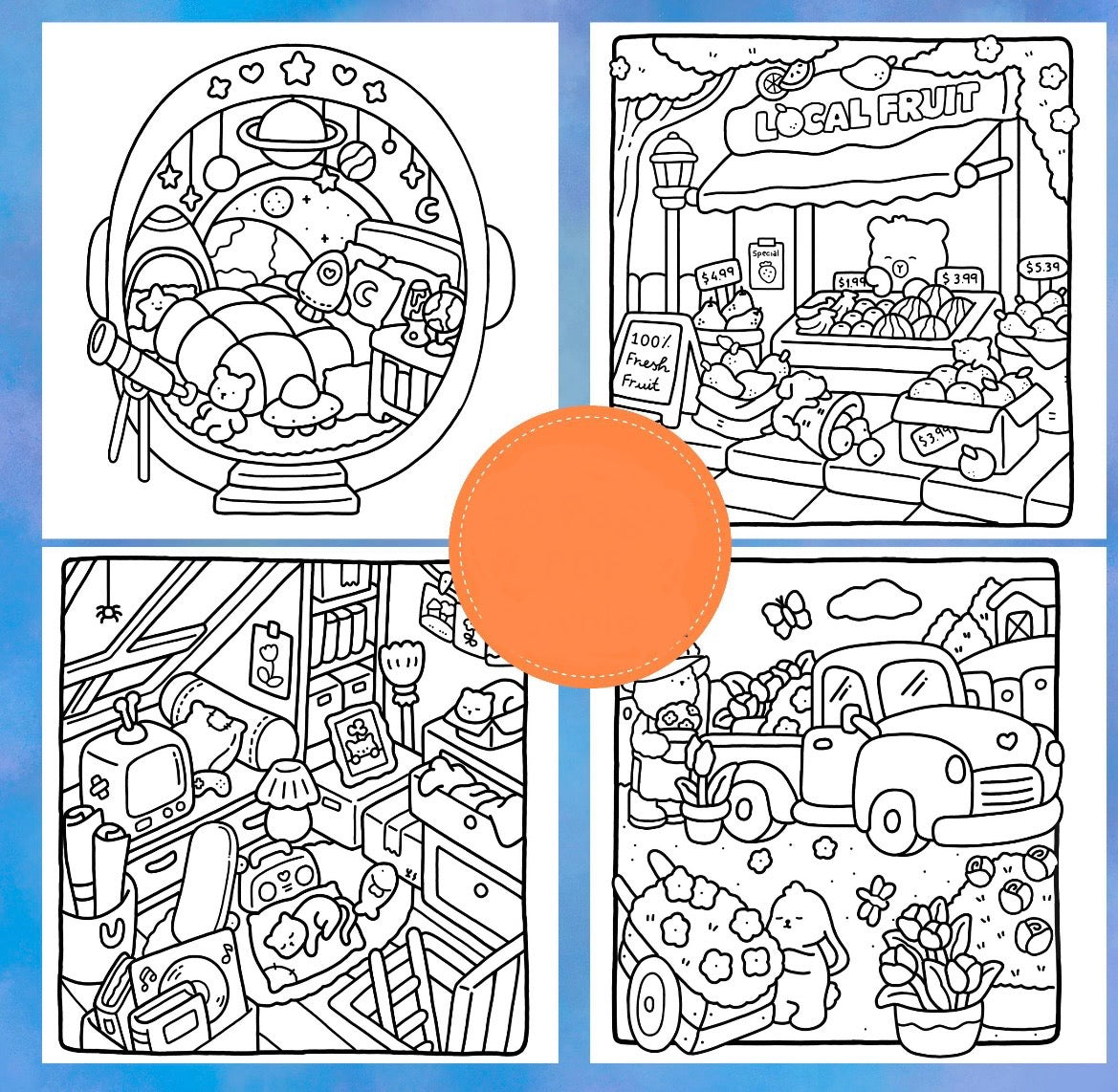 Coloring Book - Cozy Corner