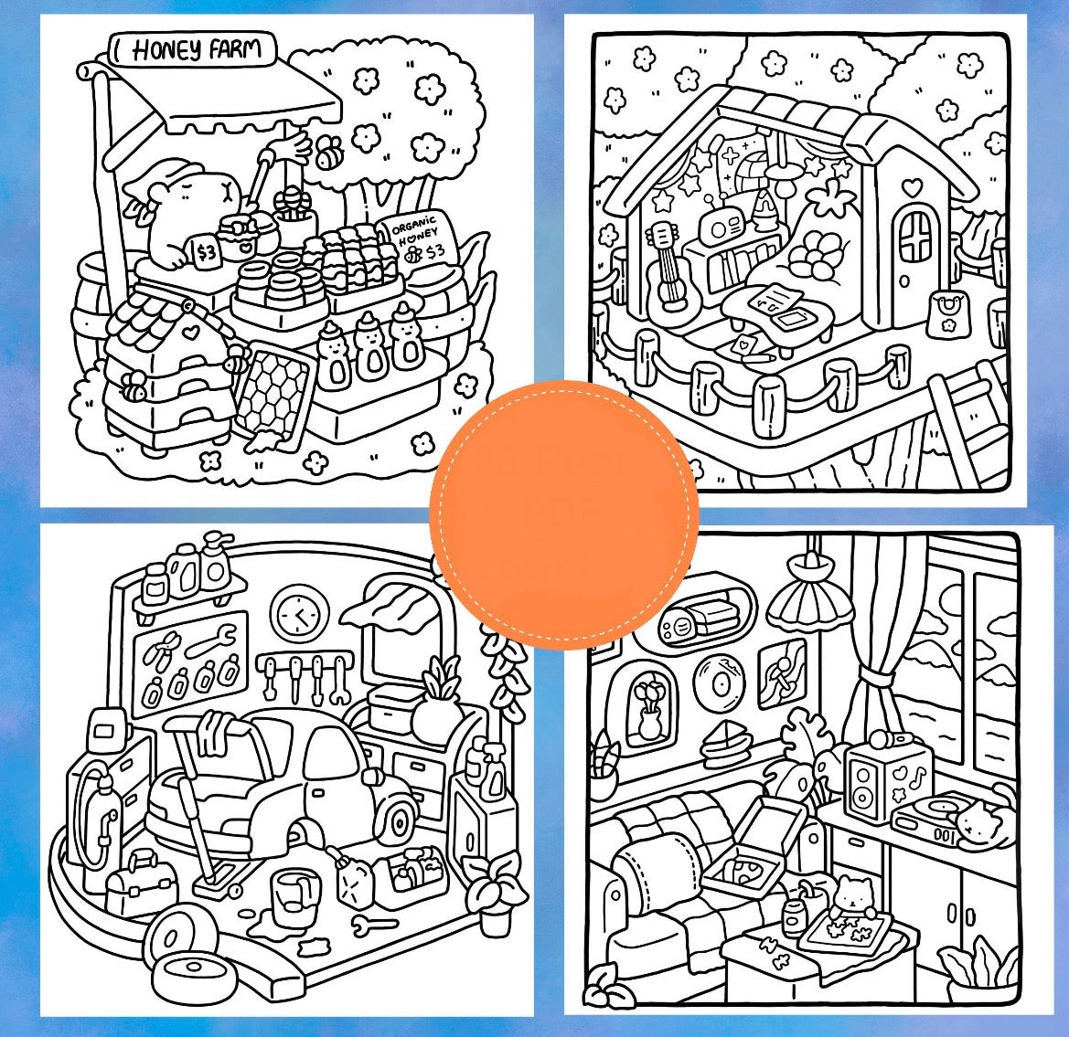 Coloring Book - Cozy Corner