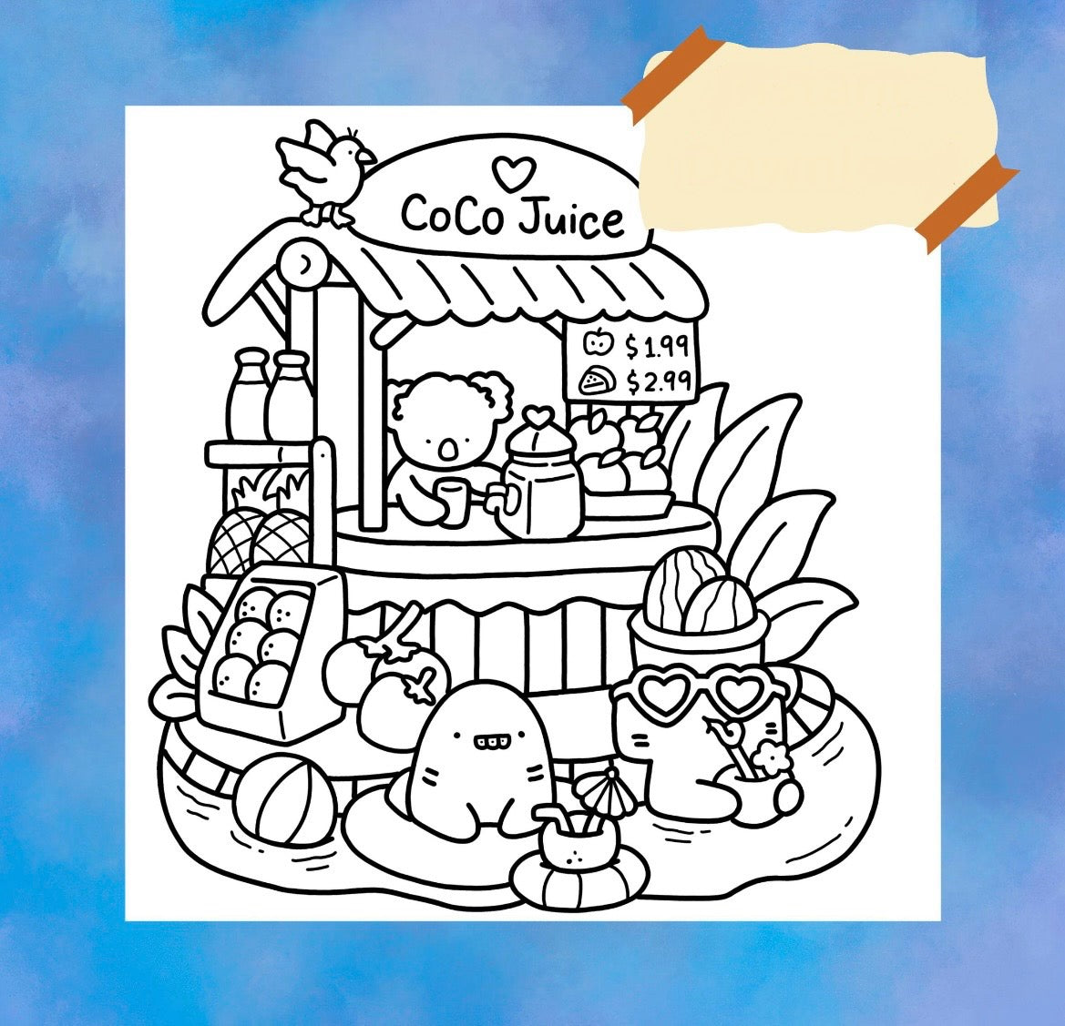 Coloring Book - Cozy Corner