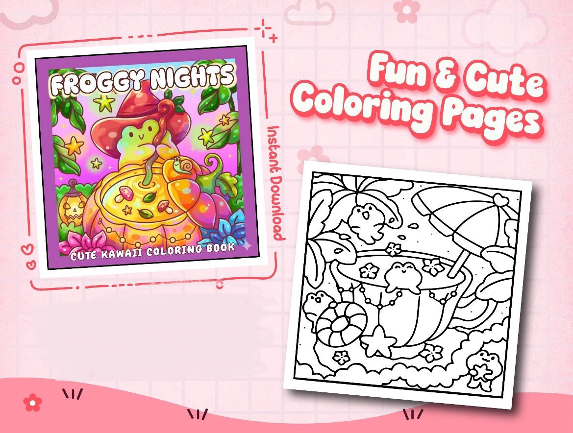 Coloring Book - Froggy Nights