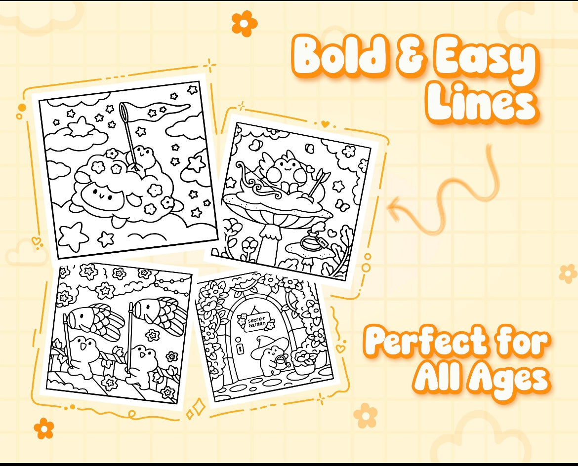 Coloring Book - Froggy Nights