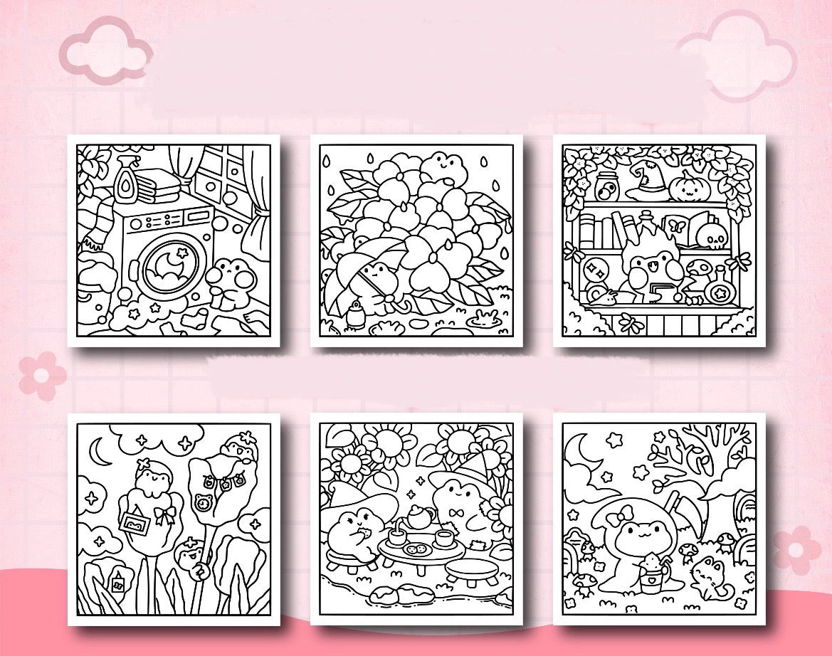 Coloring Book - Froggy Nights