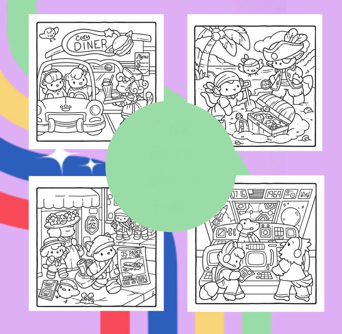 Coloring Book - Cozy Eras 2