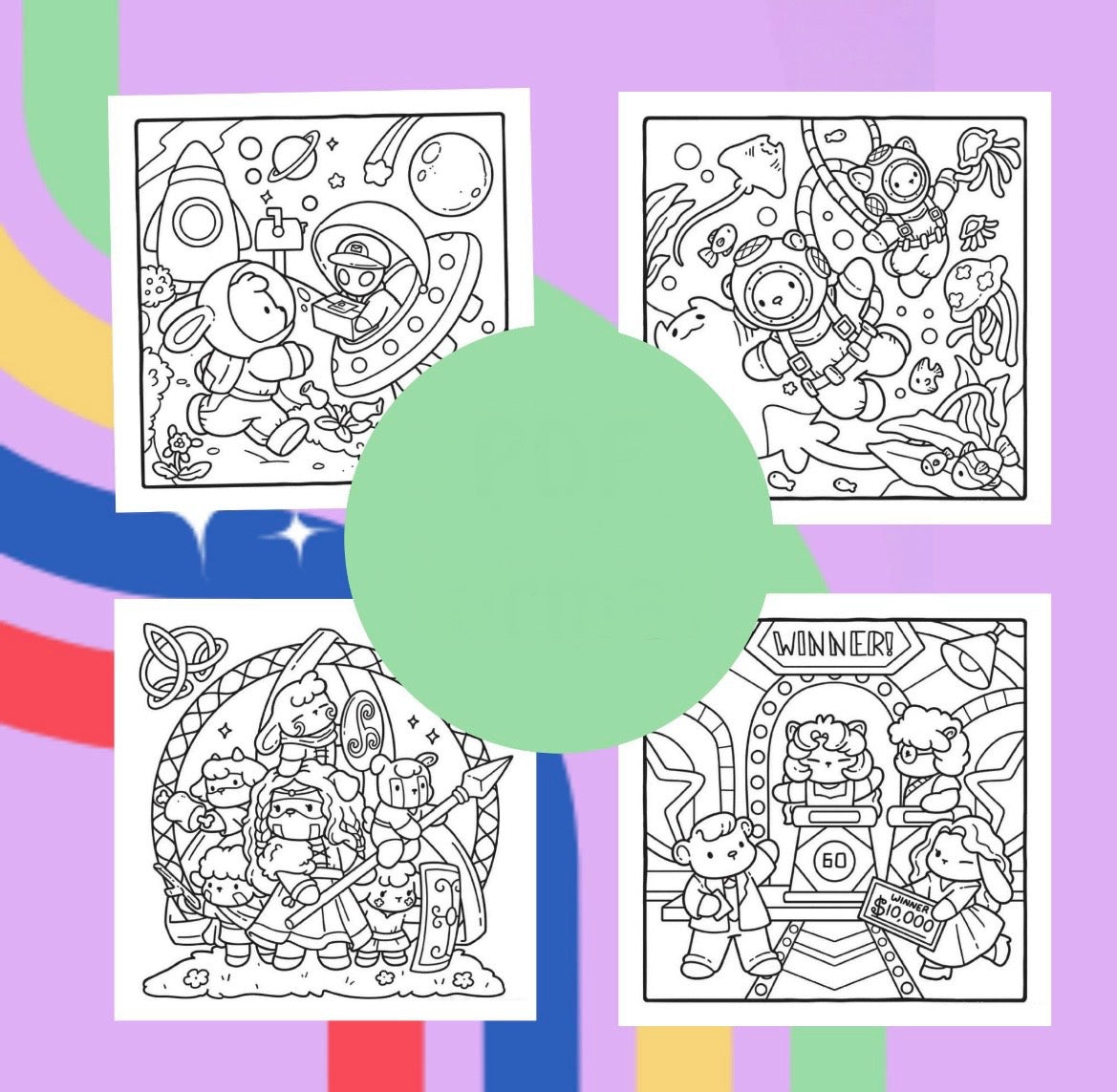 Coloring Book - Cozy Eras 2