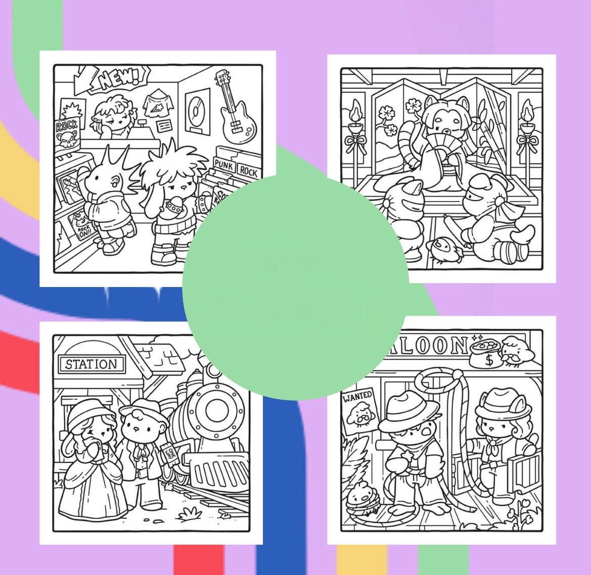 Coloring Book - Cozy Eras 2