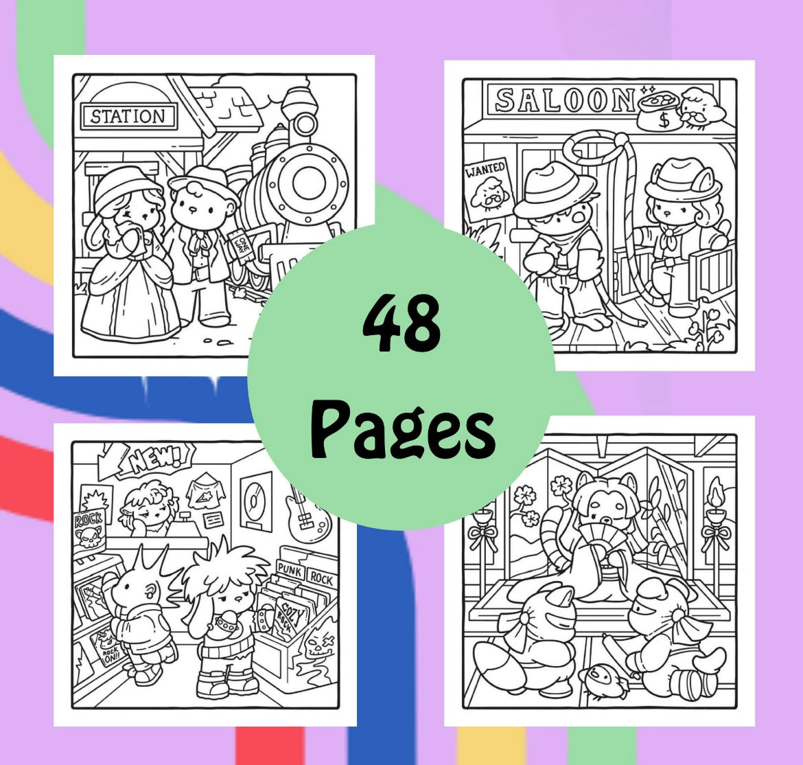 Coloring Book - Cozy Eras 2