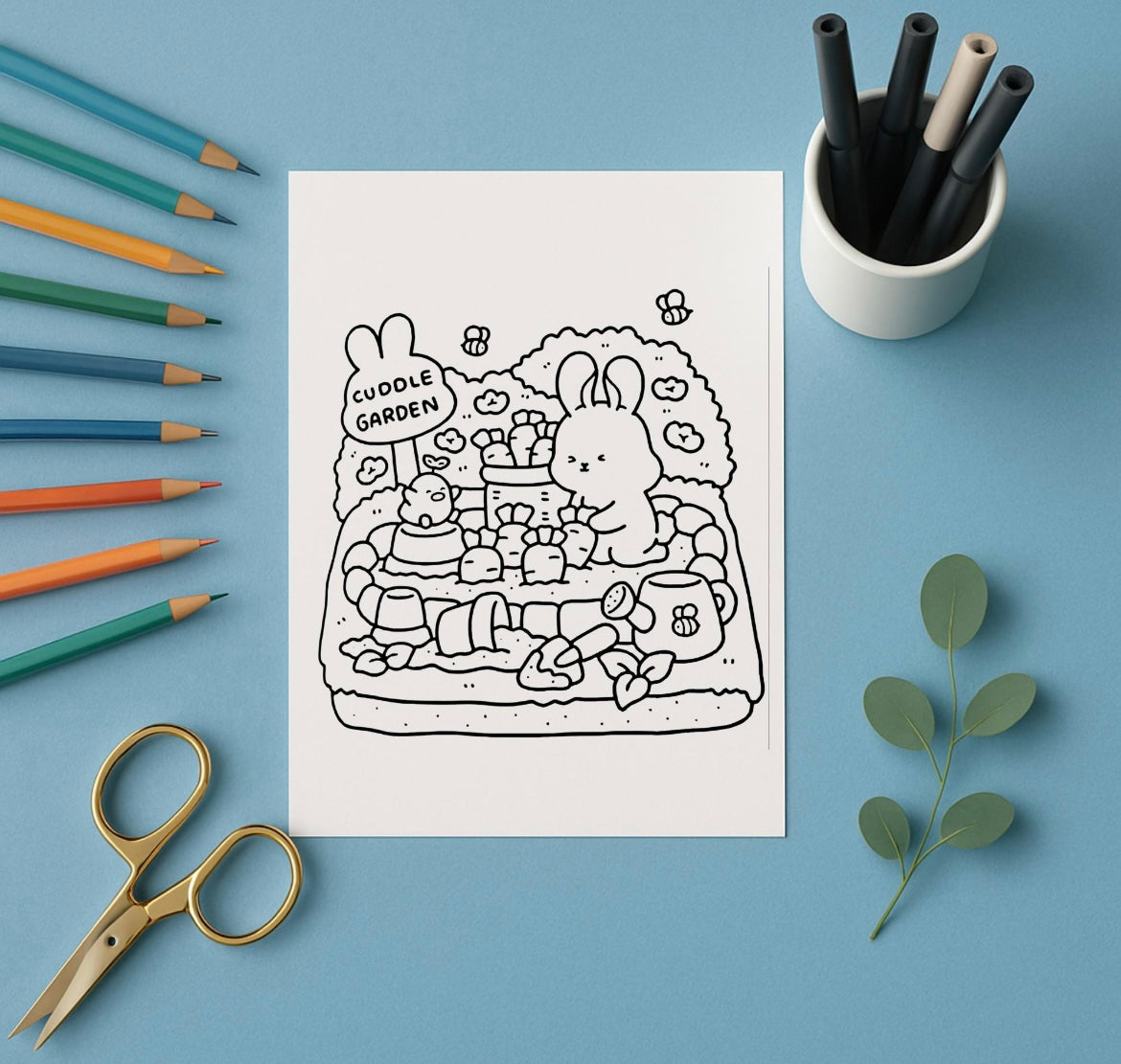 Coloring Book - Cozy Cuties