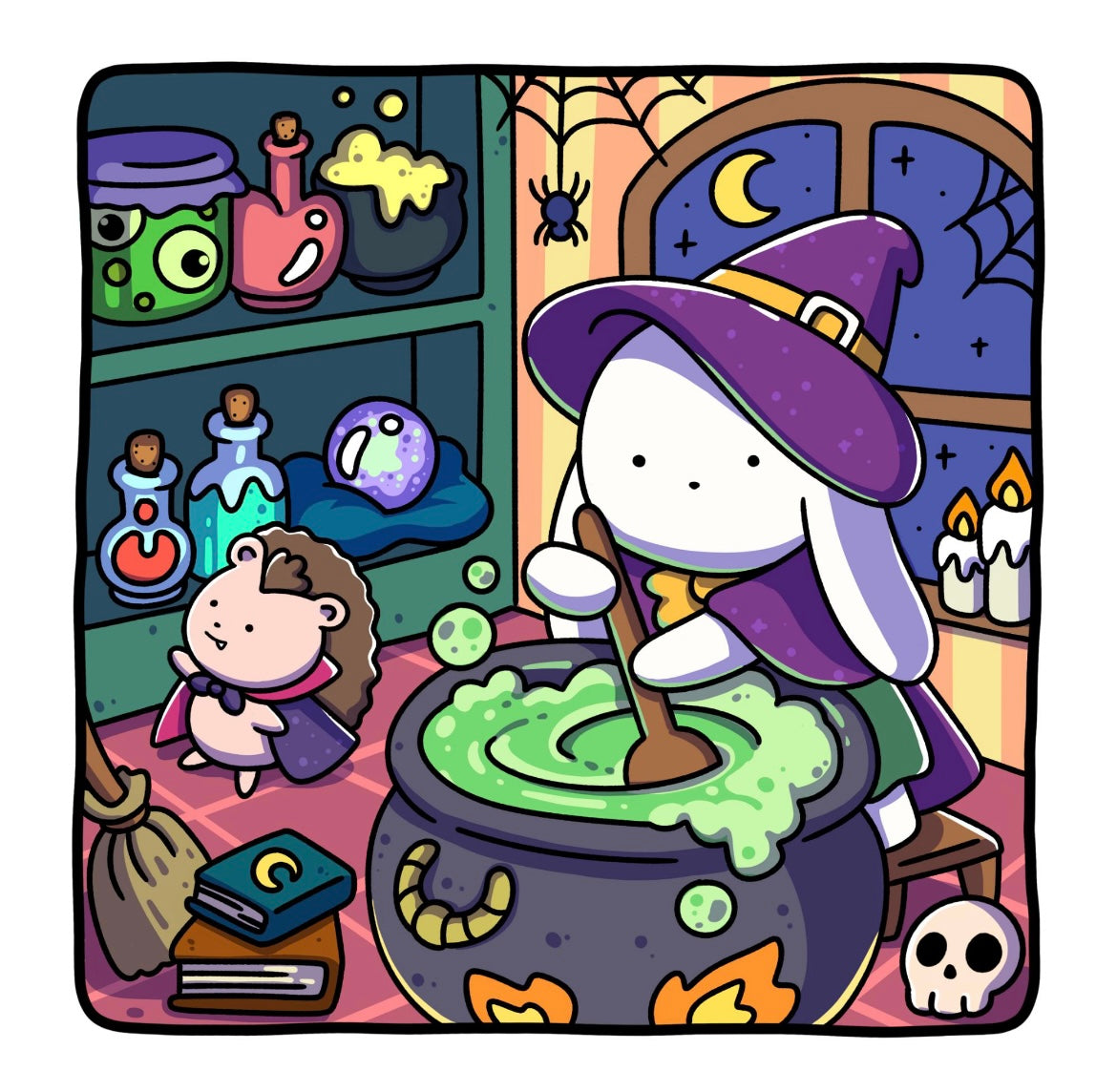 Coloring Book - Spooky Friends
