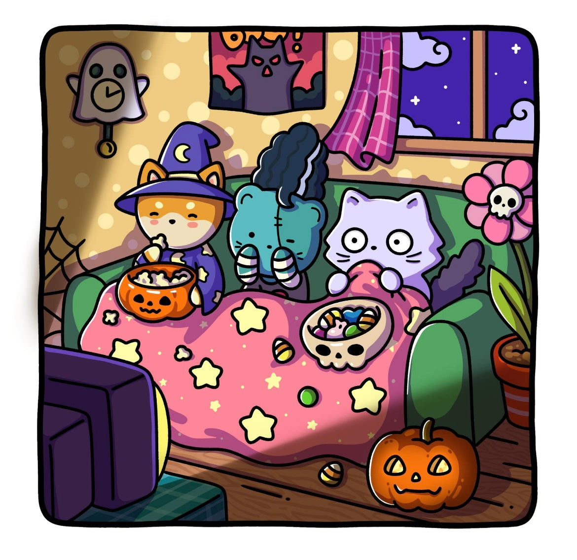 Coloring Book - Spooky Friends
