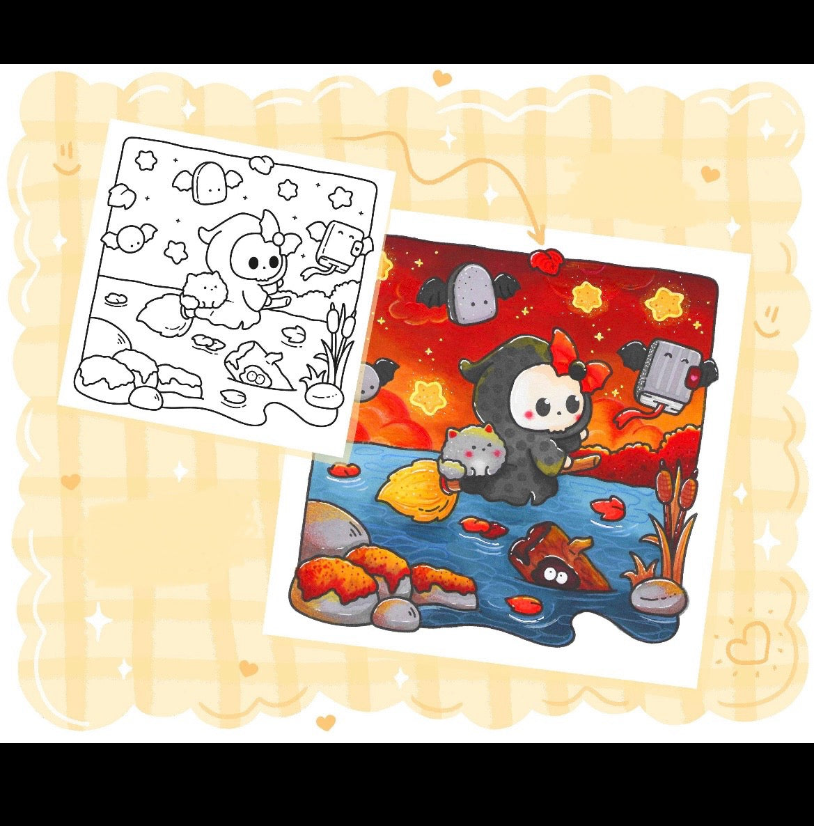 Coloring Book - Cute Spookies