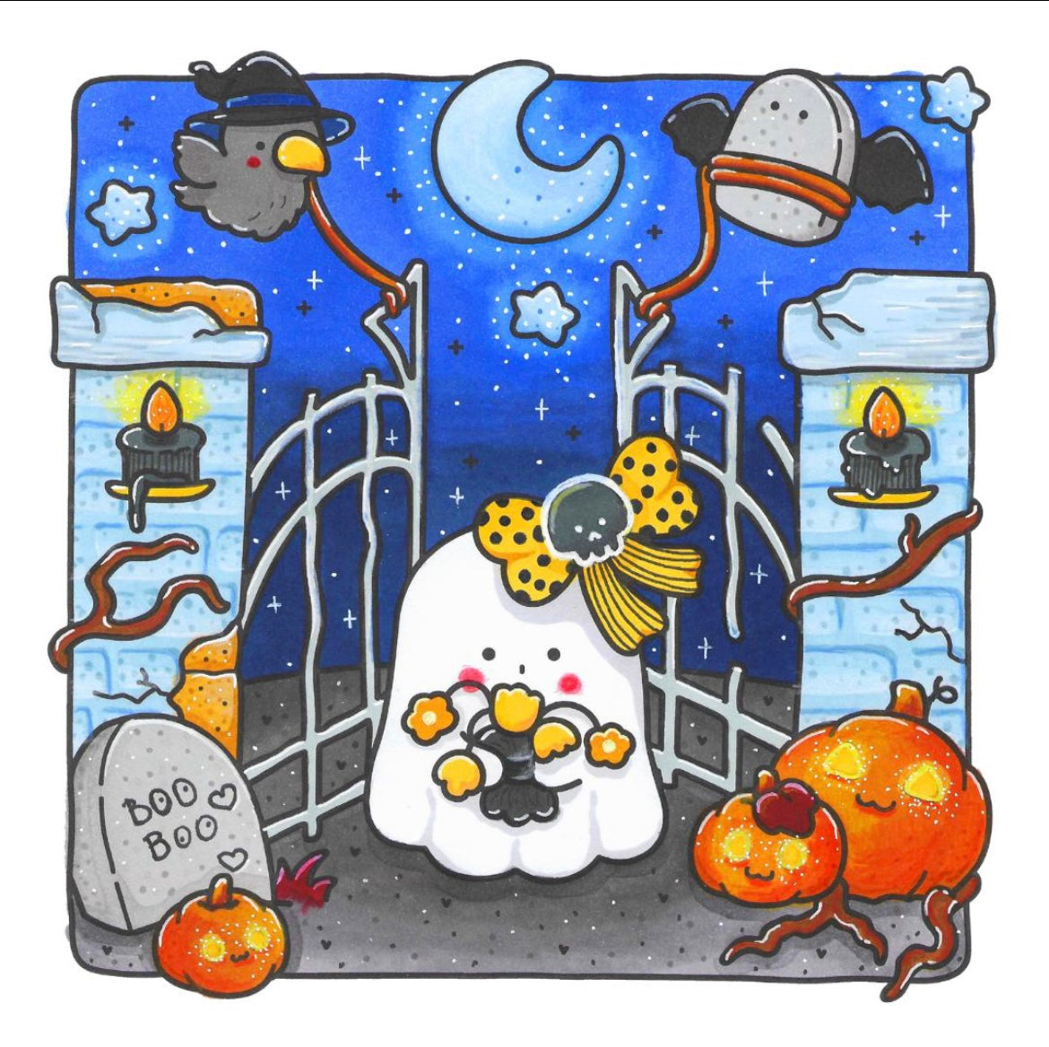 Coloring Book - Cute Spookies