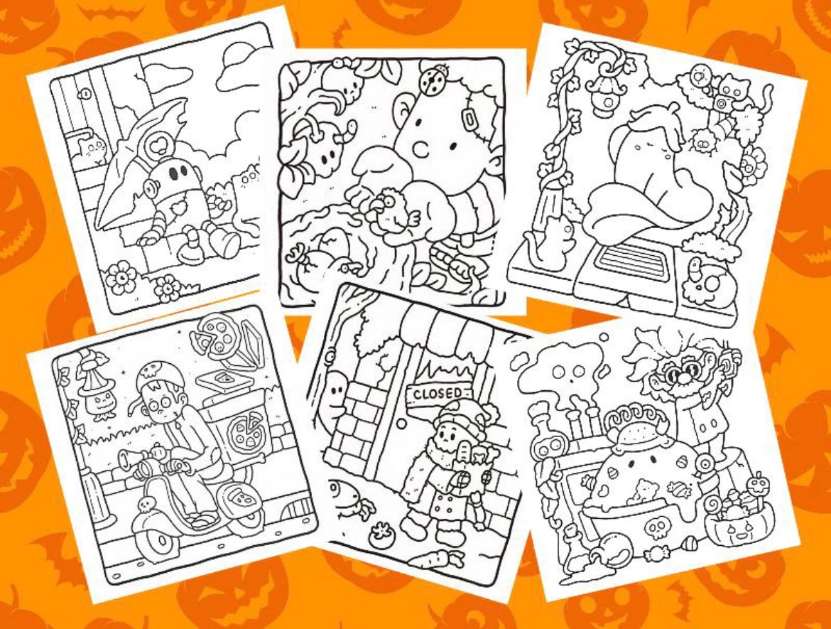 Coloring Book - Spooky Cutie Vol. 2