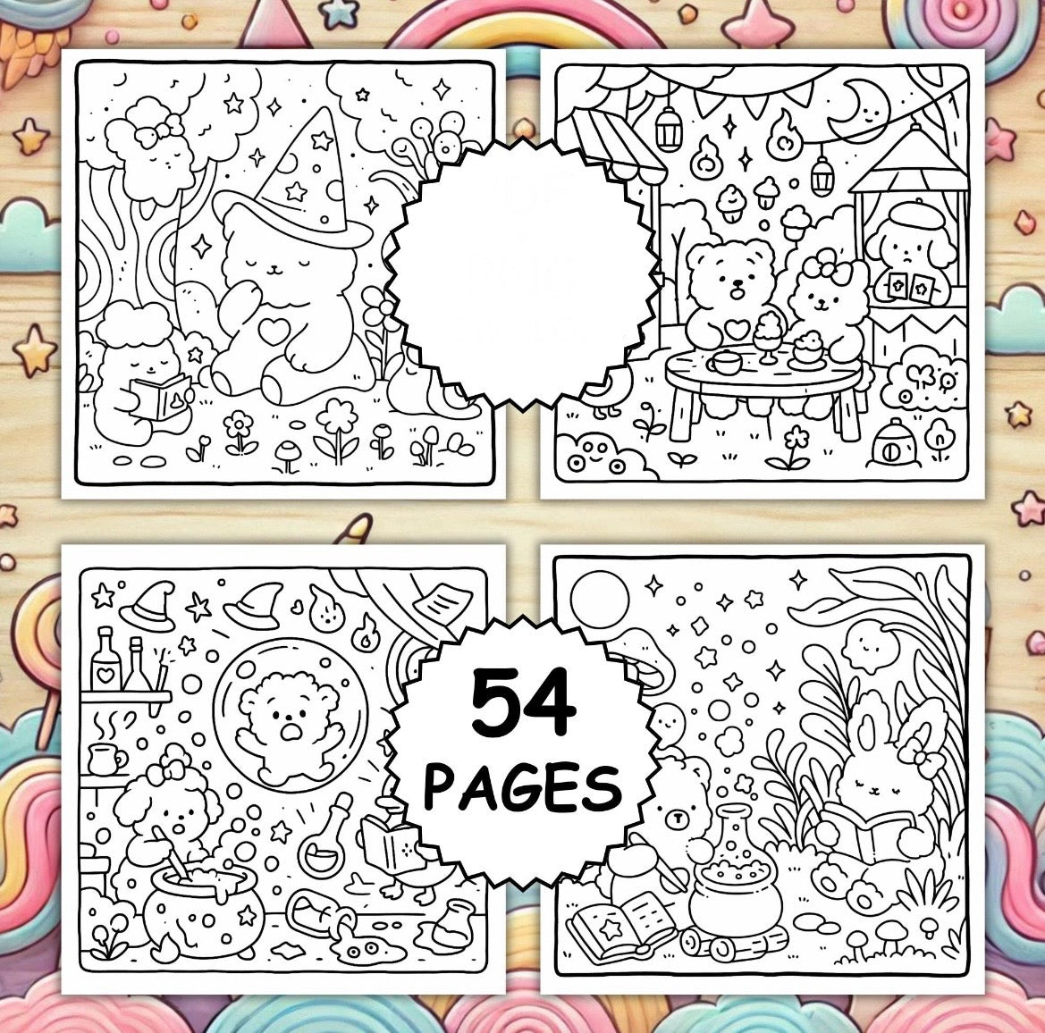 Coloring Book - Magic Whimsy