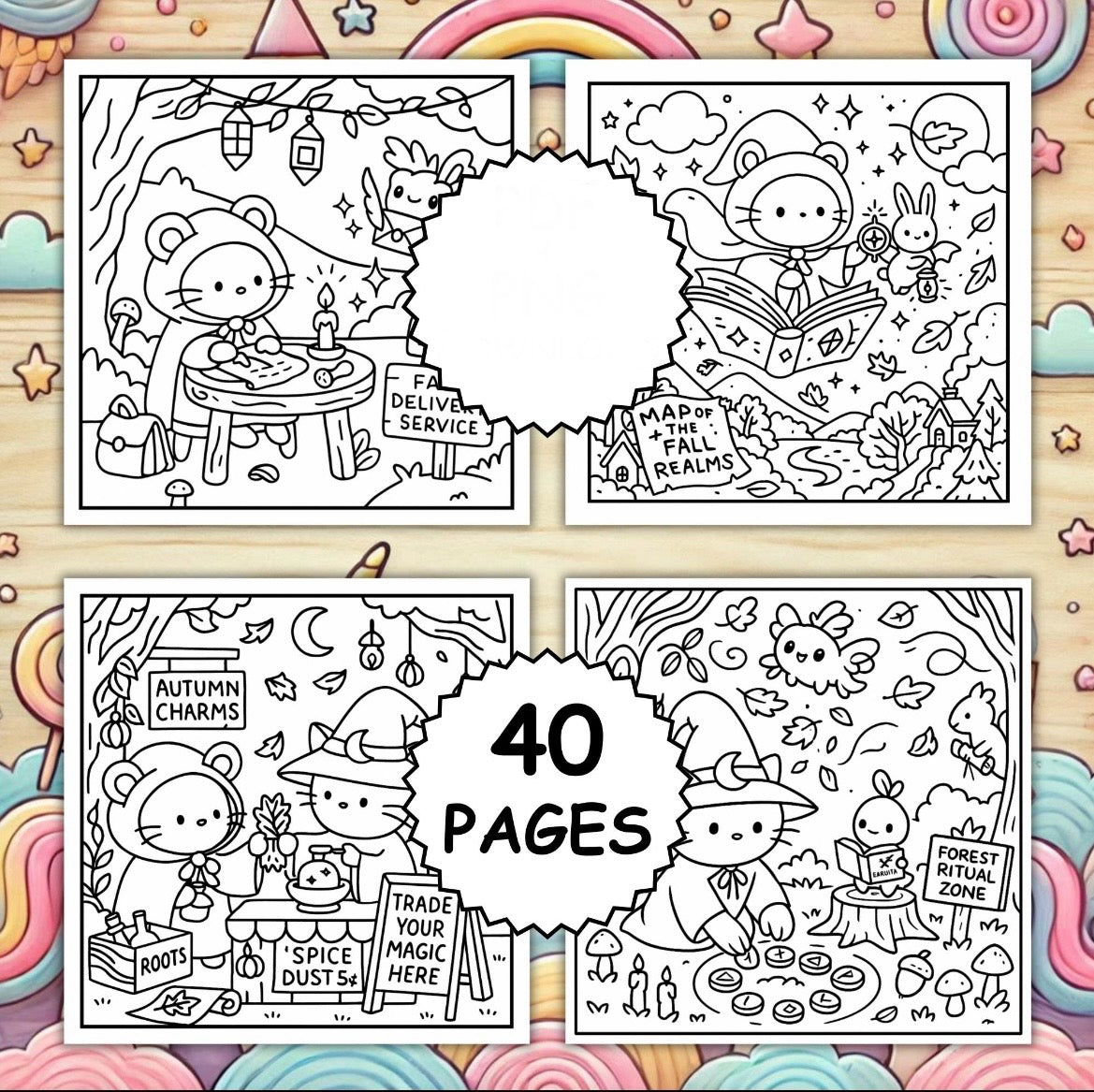 Coloring Book - Magical Autumn