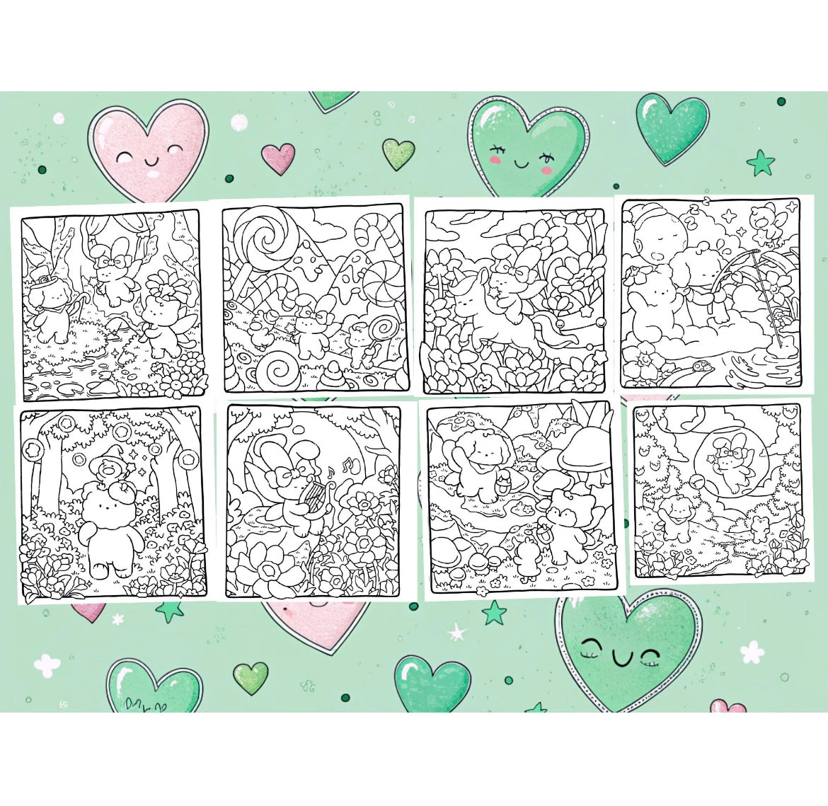 Coloring Book - Cozy Fantasy