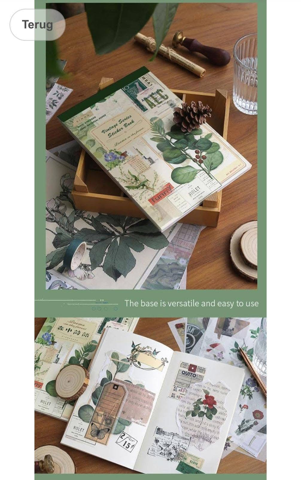 St. Stickers Revista "Vintage Series Sticker Book"