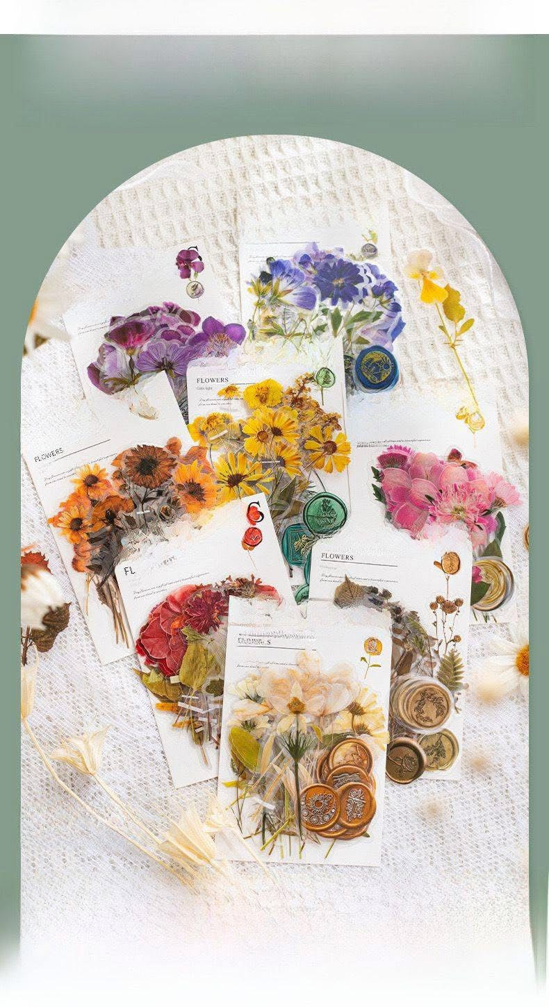 St. Stickers "Collection Of Dried Flowers"