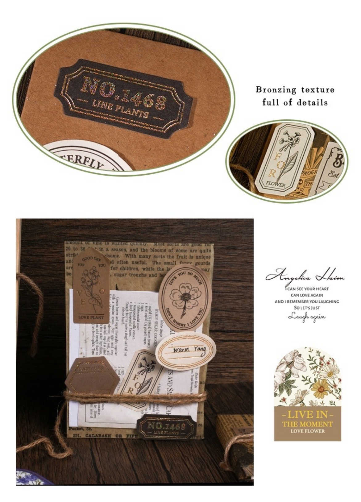 St. Stickers Vintage "My Life Moment"