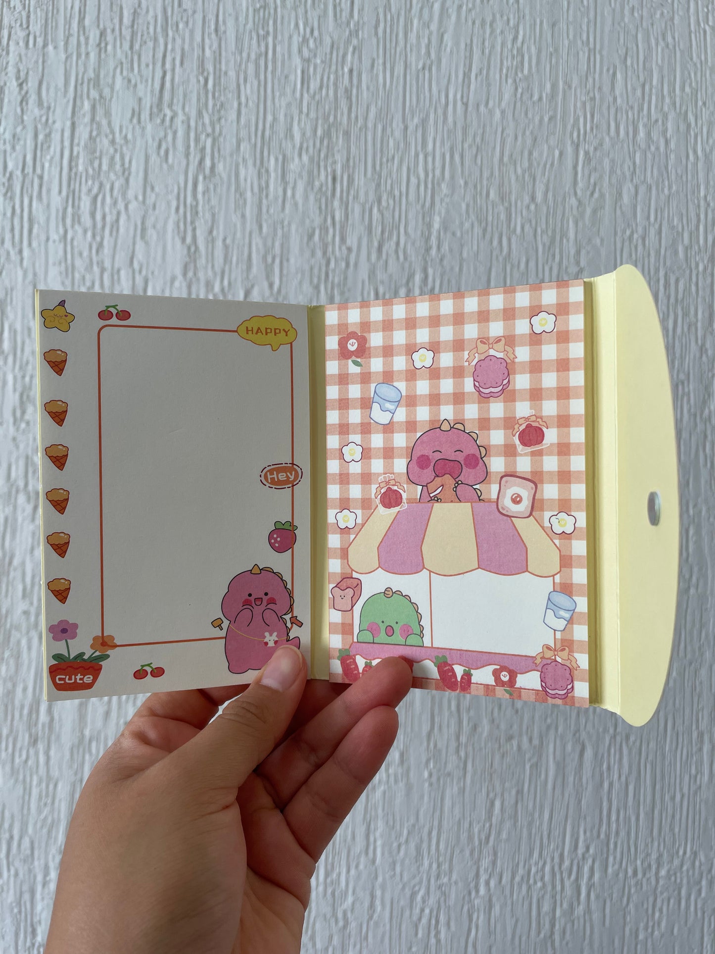 St. Post it Stick Note Dino Kawaii