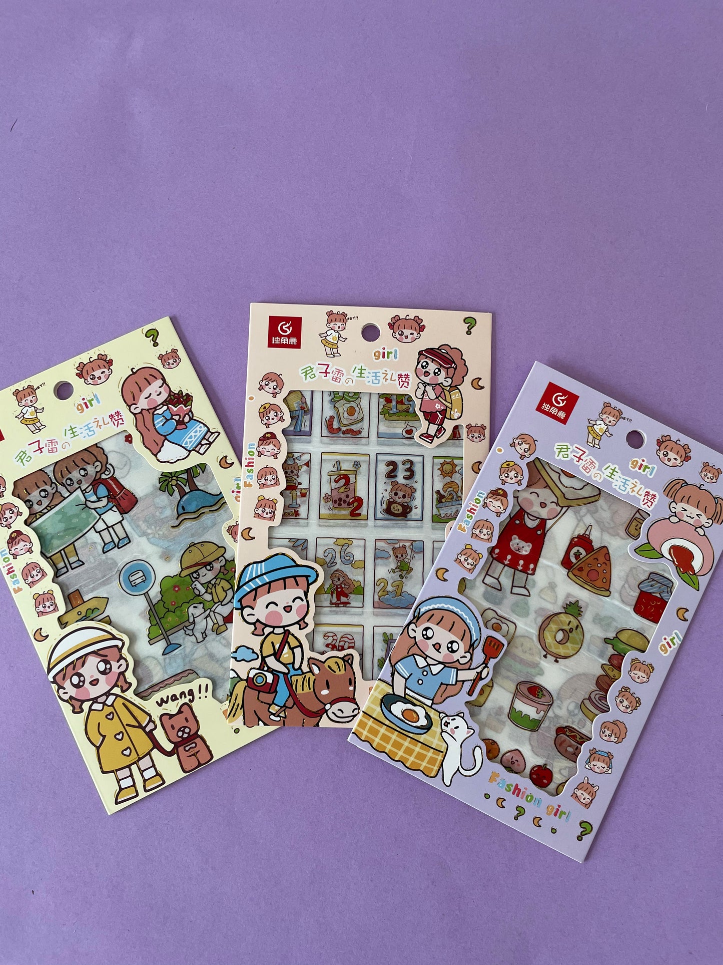 St. Stickers Girl Kawaii