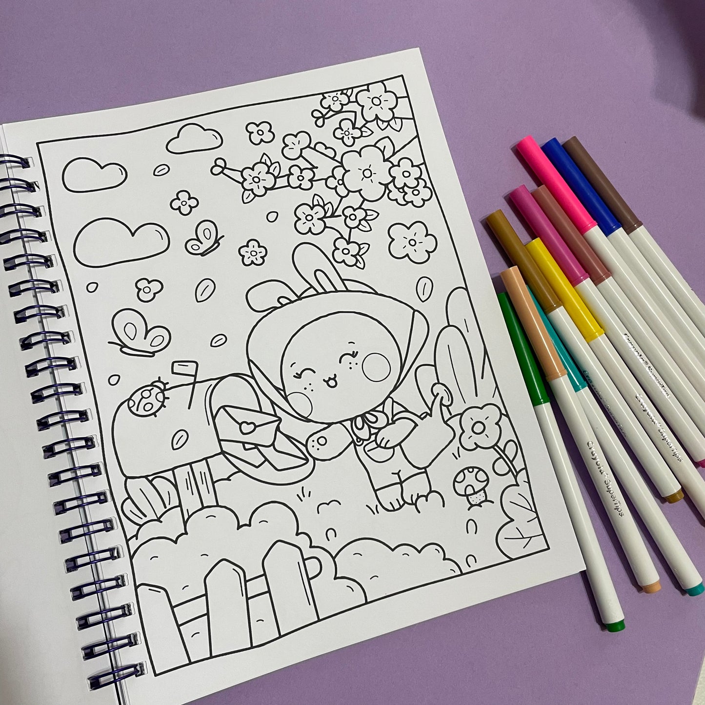 St. Cuaderno para pintar Kawaii