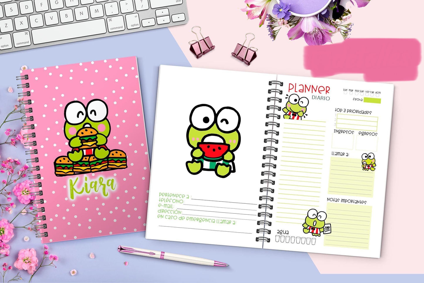 Planner Cute Frog