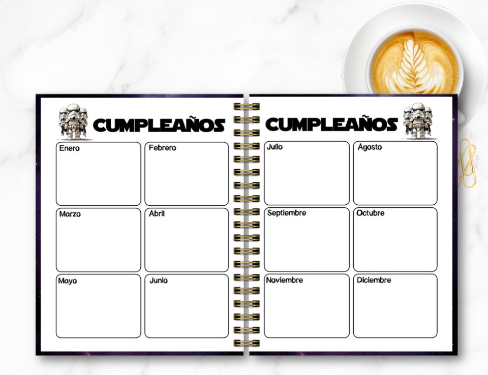 Agenda Star Wars S.